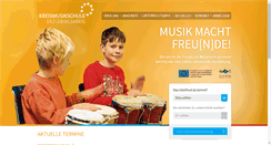 Desktop Screenshot of kreismusikschule-erzgebirgskreis.de